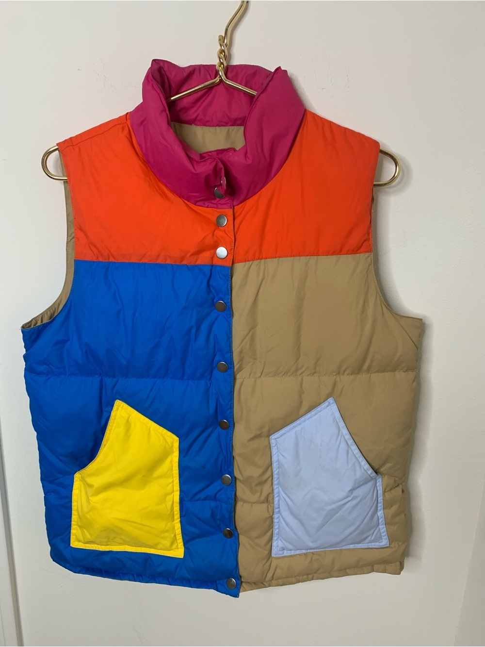 KULE vest puffer colorblock sz large women’s reversible "OTIS" - Picture 2 of 10